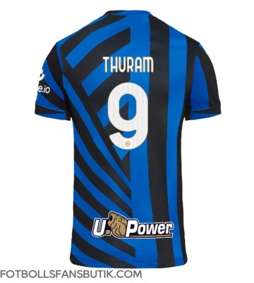 Inter Milan Marcus Thuram #9 Replika Hemmatröja 2024-25 Kortärmad